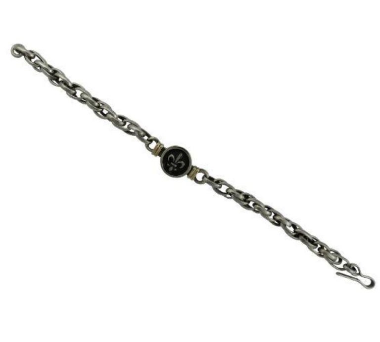 Pulsera De Alpaca Trenzada Con Dije
