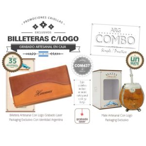 Combo 35 Billeteras Dama Grabados  Un Mate CBombilla De Regalo