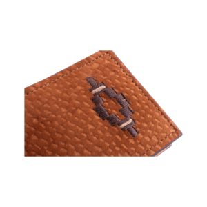 Billetera De Carpincho Bordada