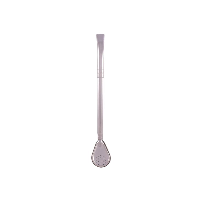 Bombilla Pico De Loro Curva Larga Acero Inoxidable Estilo Porongo Desarmable