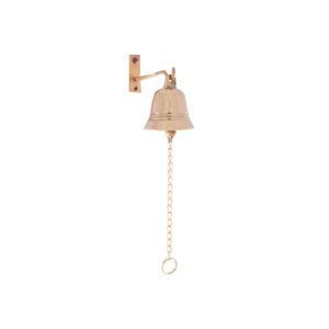 Campana De Bronce Con Cadena y Soporte