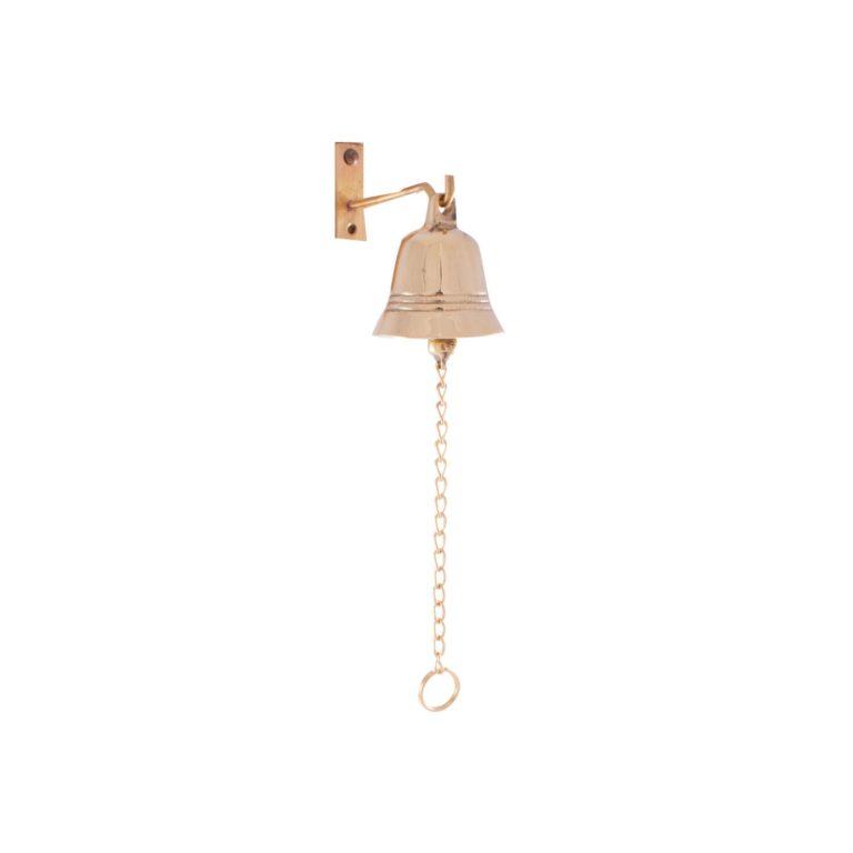 Campana De Bronce Con Cadena y Soporte