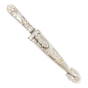 Cuchillo Criollo De Alpaca Labrada 18Cm Acero Inox