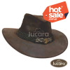 Sombrero Jucara Australiano En Cuero