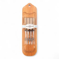 Kit De Tabla Picada 4 Tenedor 8 Cm Gauchasado