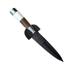 Alternative view of Cuchillo MaderaCiervoAlpaca 14 Cm Acero Inox Vaina Vaqueta Cosida