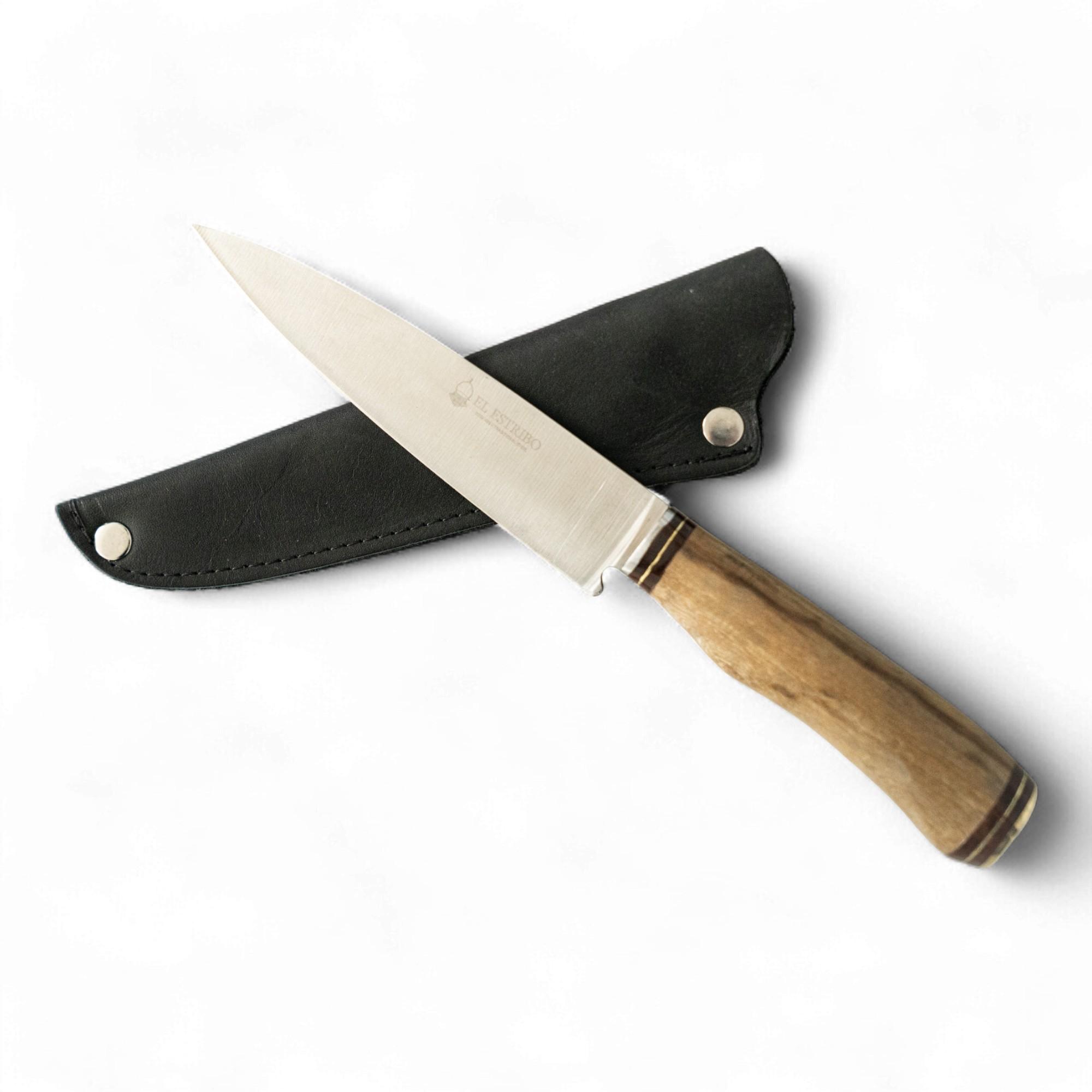 Cuchillo Madera 14Cm Acero Inox EL ESTRIBO - Imagen 2