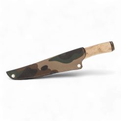 Cuchillo Madera 14Cm Acero Inox EL ESTRIBO con Vaina Estampada