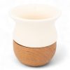 Mate de Ceramica Y Madera