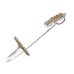 Pulsera bañada en Platino Taco de Polo