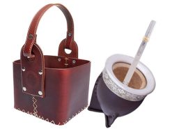 Alternative view of Set De Matera Canasta Mates Y Bombilla