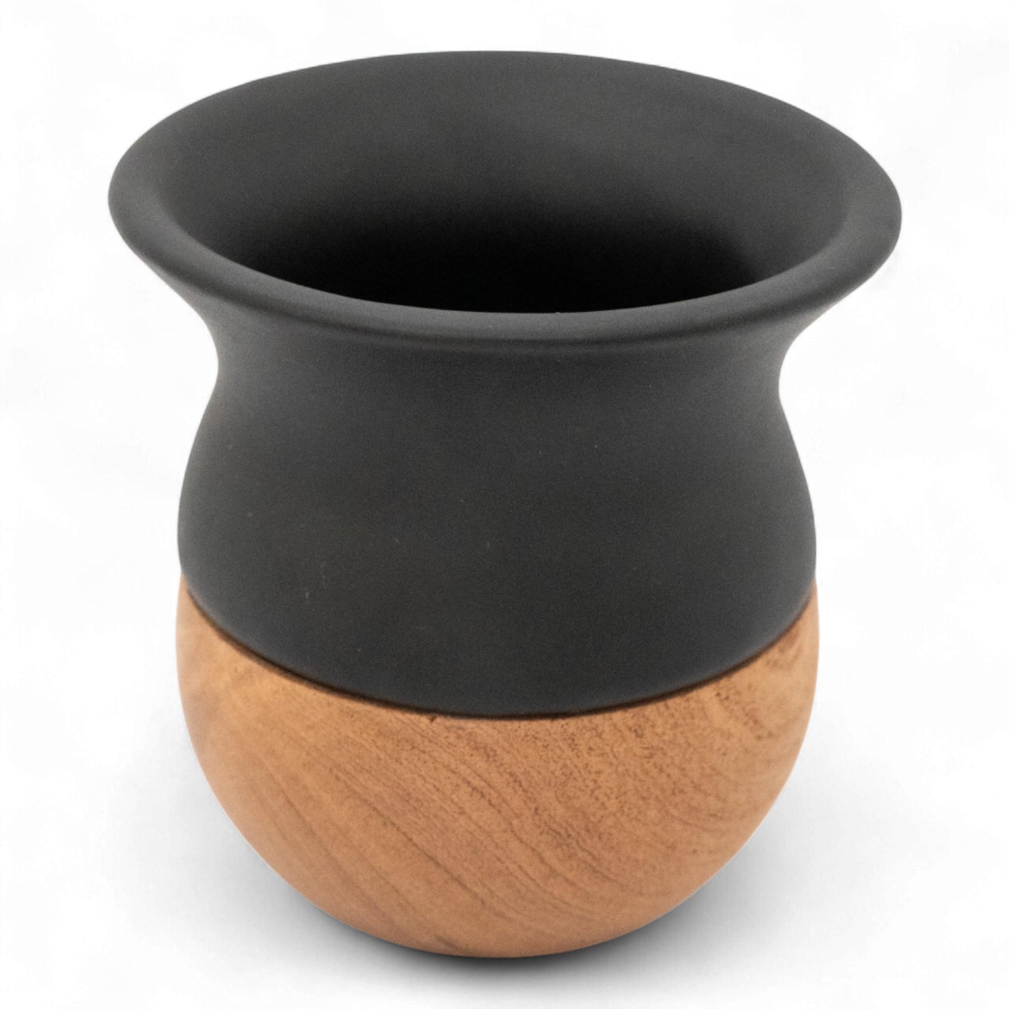 Mate de Ceramica Y Madera - Imagen 3