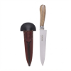 Cuchillo Regional Madera 14Cm Acero Inox Vaina Vaqueta Cocida