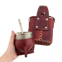 Set De Matera Canasta Mates Y Bombilla - Imagen 4