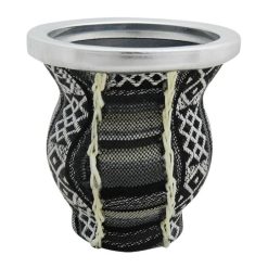 Mate De Vidrio Copita Forrado En Aguayo - Imagen 6