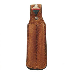 Alternative view of Porta Lapicera De Carpincho Bordado x 2