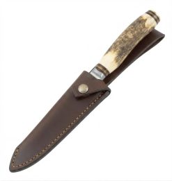 Cuchillo De Ciervo 14 Cm Acero Inox Vaina Monte
