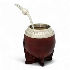 Mate Torpedo Vaqueta Alpaca Cincelada - Imagen 5