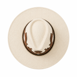 Sombrero Jucara De Yute y Cuero - Imagen 3