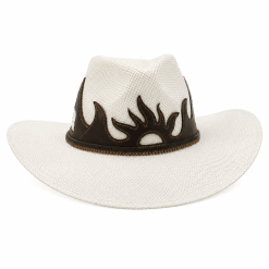 Sombrero Jucara De Yute y Cuero - Imagen 4
