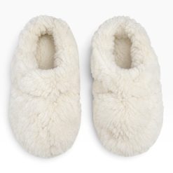 Alternative view of Pantufla Desmontable Blanca Lana Ovina