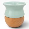 Mate de Ceramica Y Madera