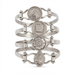 Pulsera De Alpaca Con Dije Criollo - Imagen 4