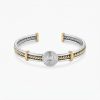 Pulsera Triple Alambre Alpaca con Dije
