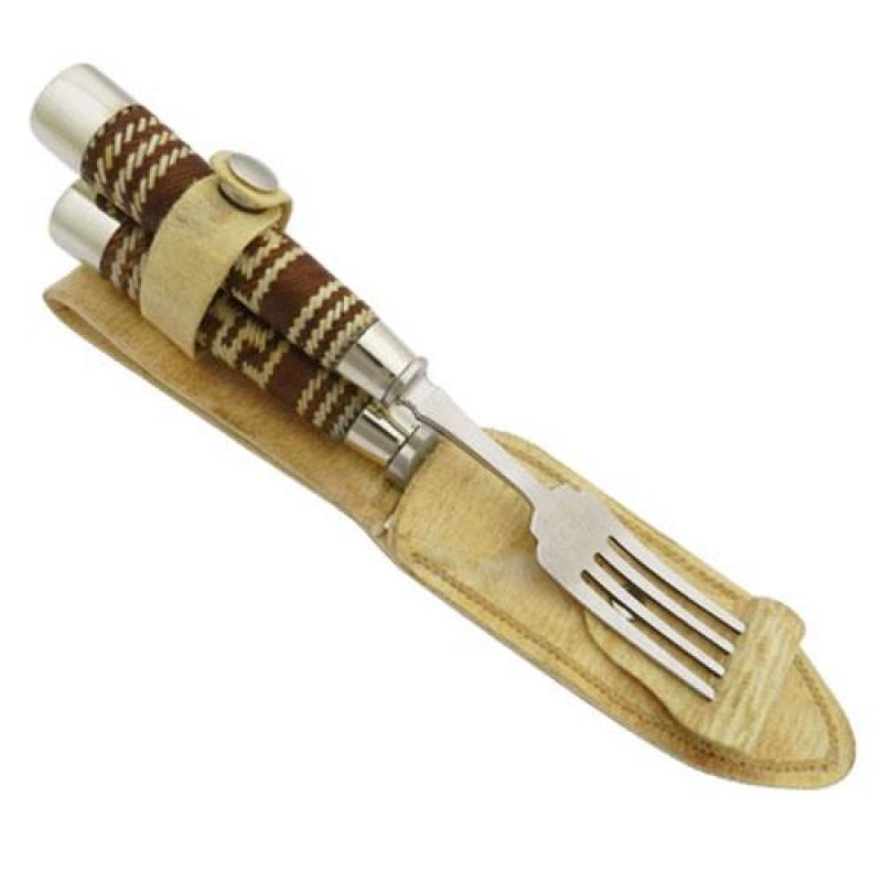 Juego Para Asado PAMPA Acero Inox PAMPEANA 5 Pulgadas - Imagen 2