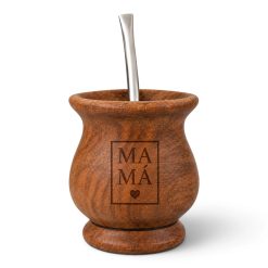 Alternative view of Mate De Madera Dura Grabado  C/Caja
