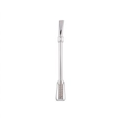 Bombilla Curva Larga Acero Inoxidable Con Filtro Desarmable 16 cm